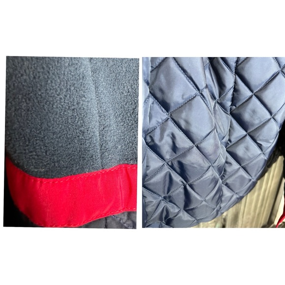 Land’s End | Women’s Red Mid-Length Fleece Lined Jacket w/Toggle Buttons, Size L - Picture 10 of 16